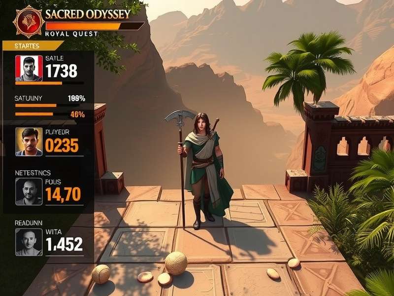 Sacred Odyssey Royal Quest gameplay screenshot showing character and environment